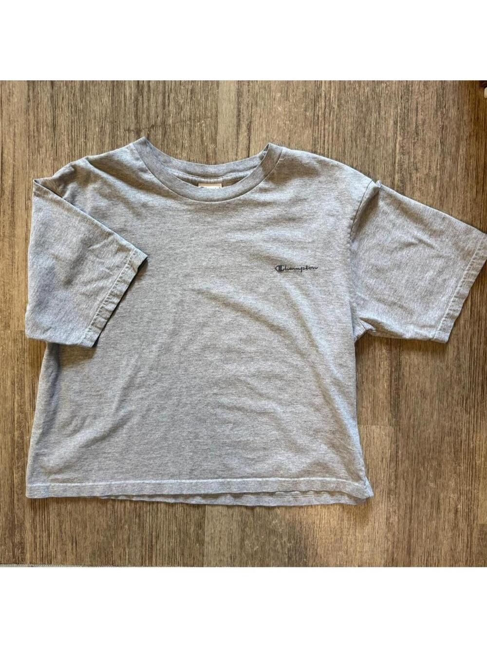 Champion Women's Grey Crop-top